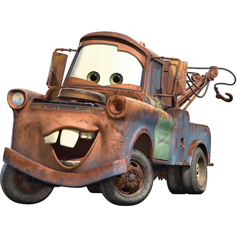 RoomMates® Cars Mater Peel and Stick Giant Wall Decal, 18" x 40" image 1