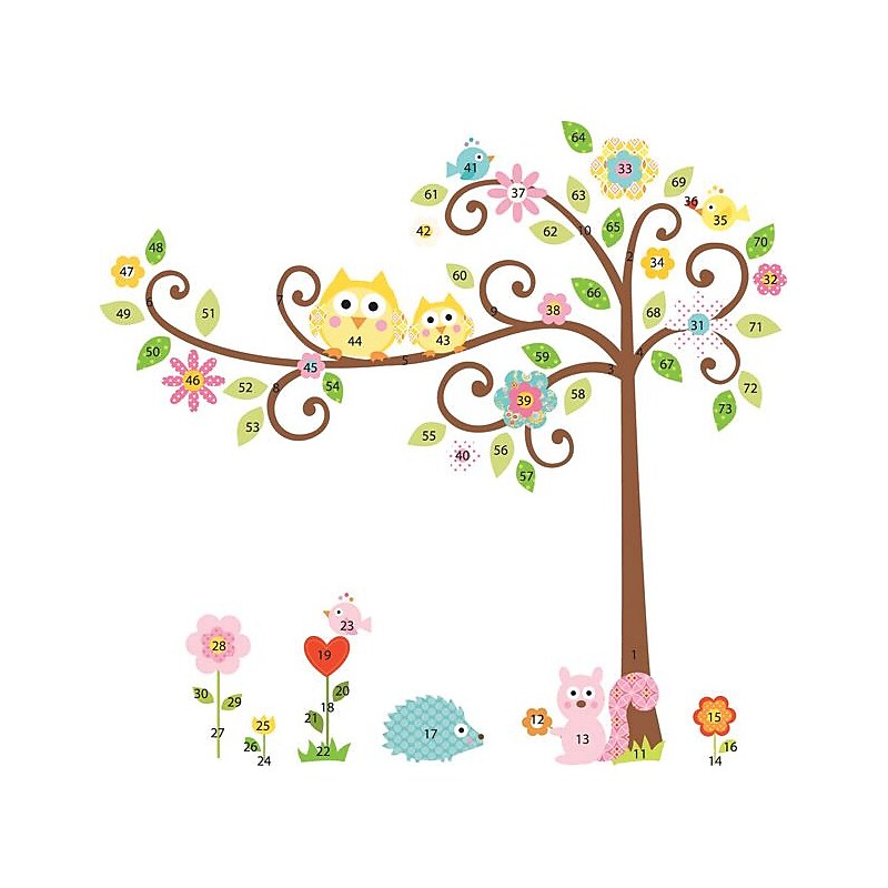 RoomMates® Scroll Tree Peel and Stick Mega Pack Wall Decal, 27" x 40", 18" x 40" image 1