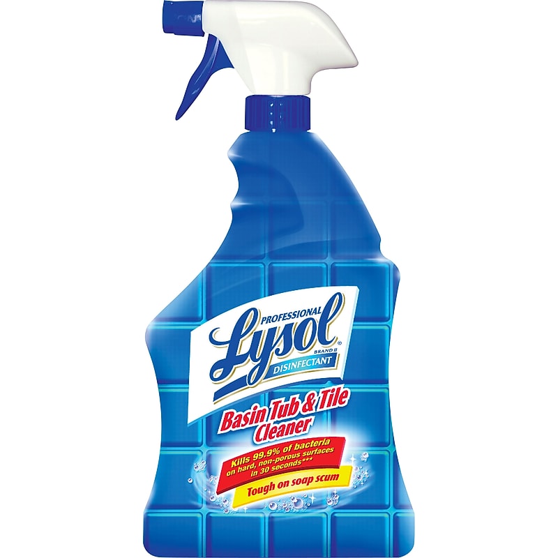 Professional Lysol® Brand II Basin Tub & Tile Cleaner, 32-oz. Spray, 12/Ct (RAC04685CT) image 1