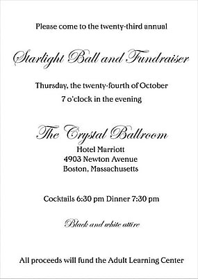 Invitations