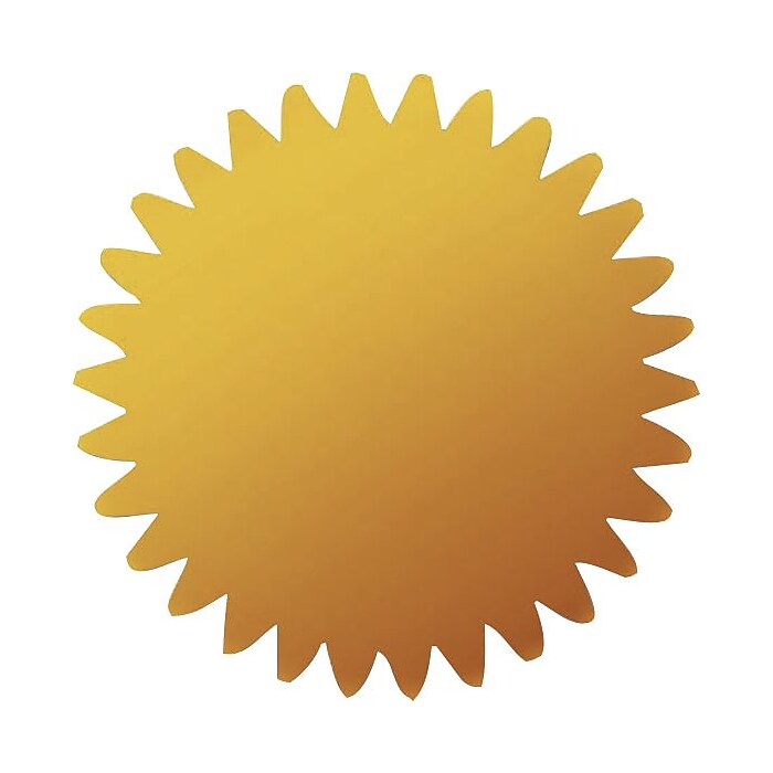 Great Papers! Starburst Embossed and Gold Foil Certificate