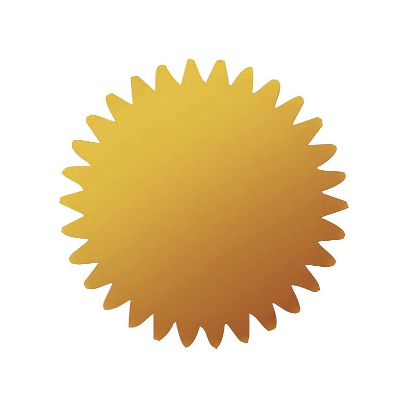 Great Papers! Gold Foil Value Certificate Seals, 100/Pack (949351) image 1