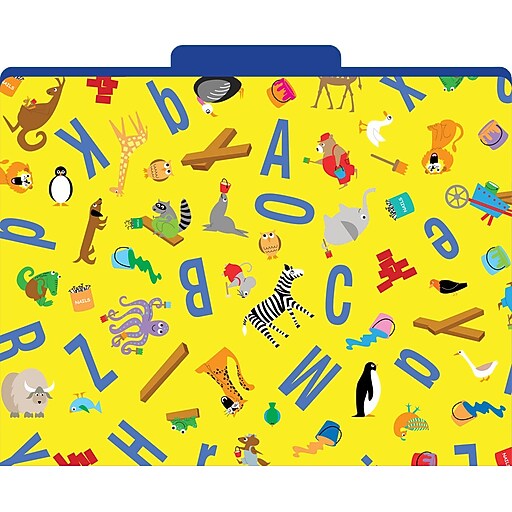 Barker Creek ABC Animals Decorative File Folders, Letter