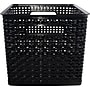 Advantus Large Weave Plastic Bin, Black, Each (36006)~#|#~s0614895_sc7