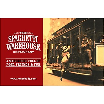 The Spaghetti Warehouse Gift Card $25 (Email Delivery)