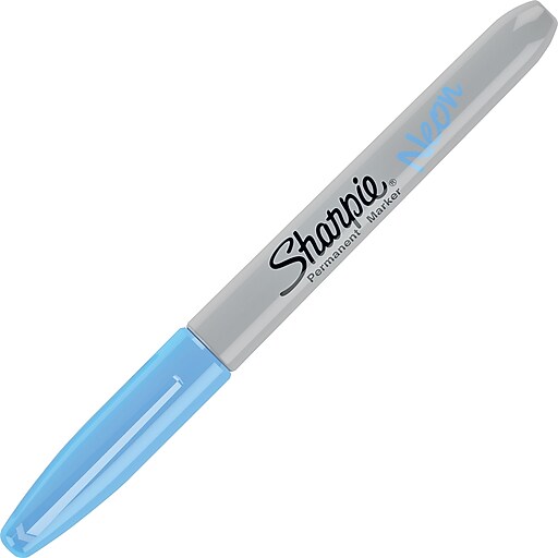 Sharpie Neon Fine Point Permanent Markers, Assorted, Each at Staples