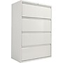 Alera® Four-Drawer Lateral File Cabinet, 36w x 18d x 52 1/2h, Light Gray (ALELF3654LG)~#|#~s0615288_sc7