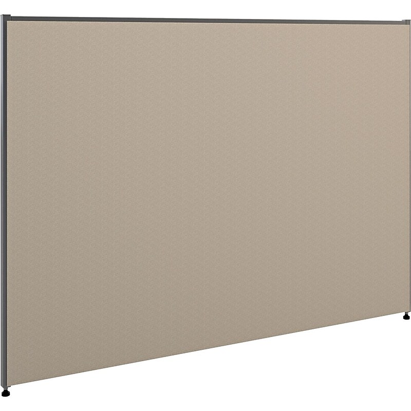 HON Verse Panel, 60"W x 42"H, Light Gray Finish, Gray Fabric (BSXP4260GYGY) image 1