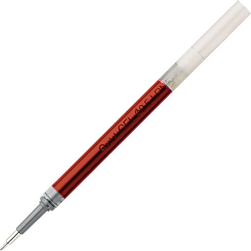 Shop Staples for Pentel® Energel® 0.5 mm Needle Tip Liquid Gel Pen Refill, Red, Each