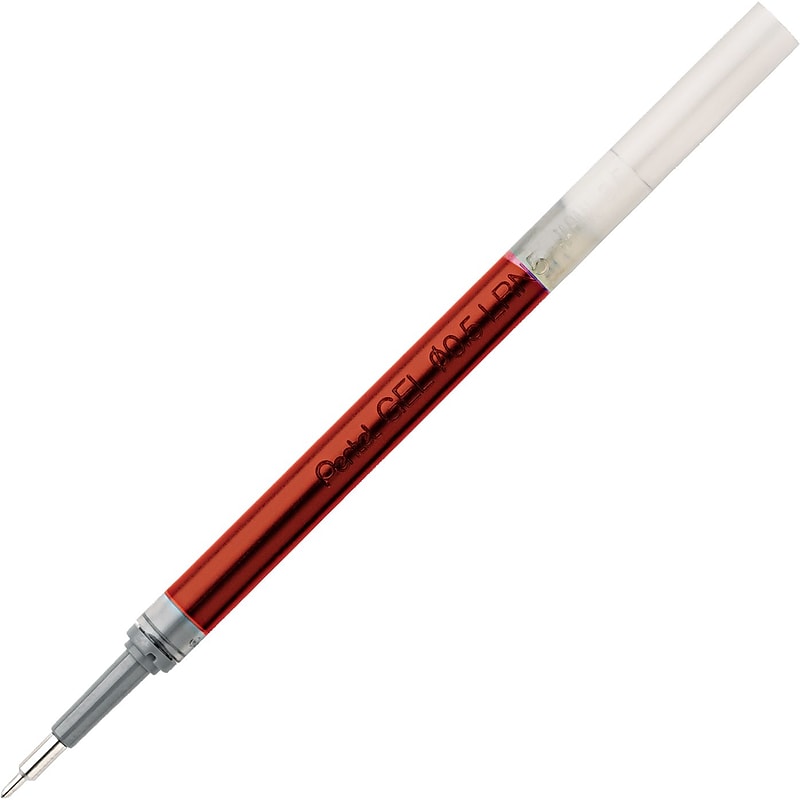 Pentel EnerGel Gel-Ink Pen Refill, Fine Point, Red Ink (PENLRN5B) image 1