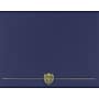 Great Papers Classic Crest General Certificate Holders, 12" x 9.375", Navy, 5/Pack (903115S)~#|#~s0616485_sc7
