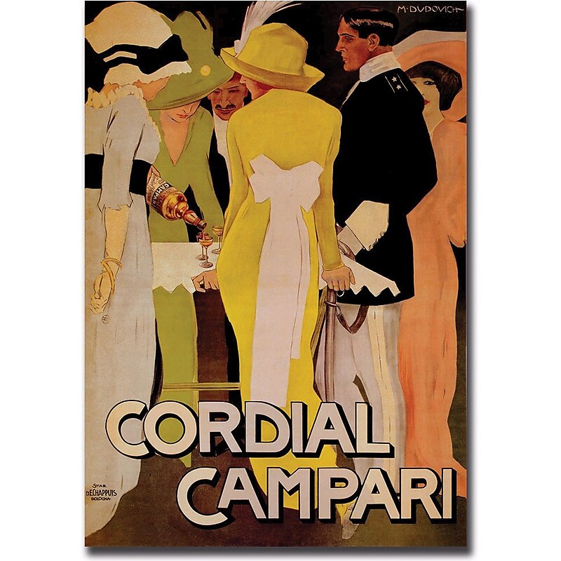 Trademark Global "Cordial Campari" Canvas Art, 35" x 47" image 1