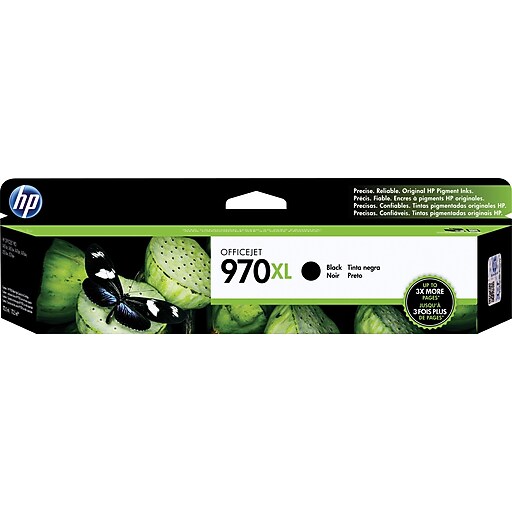 HP 970XL Black High Yield Ink Cartridge (CN625AM) Staples