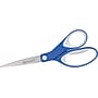 Straight KleenEarth Soft Handle Scissors, 8" length, Blue/Gray~#|#~s0618076_sc7