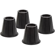 Honey Can Do® 6" Black Round Bed Risers