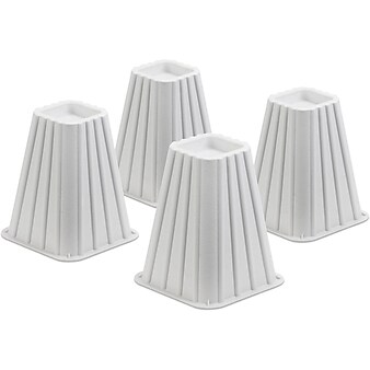 Honey Can Do® Bed Risers, Ivory (STO-01006)
