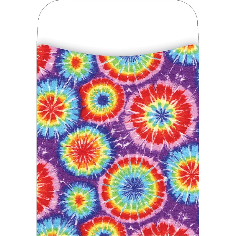 Barker Creek Tie-Dye Library Pockets, 5.125" x 3.5", 30/Pack (LL1210) image 1