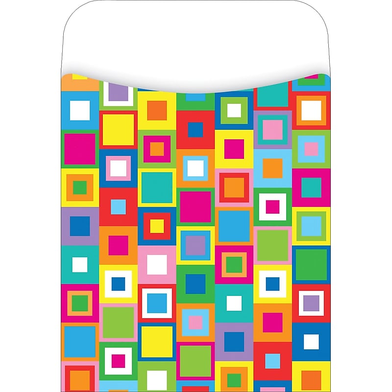 Barker Creek What a Square Library Pockets, 5.125" x 3.5", 30/Pack (LL1223) image 1