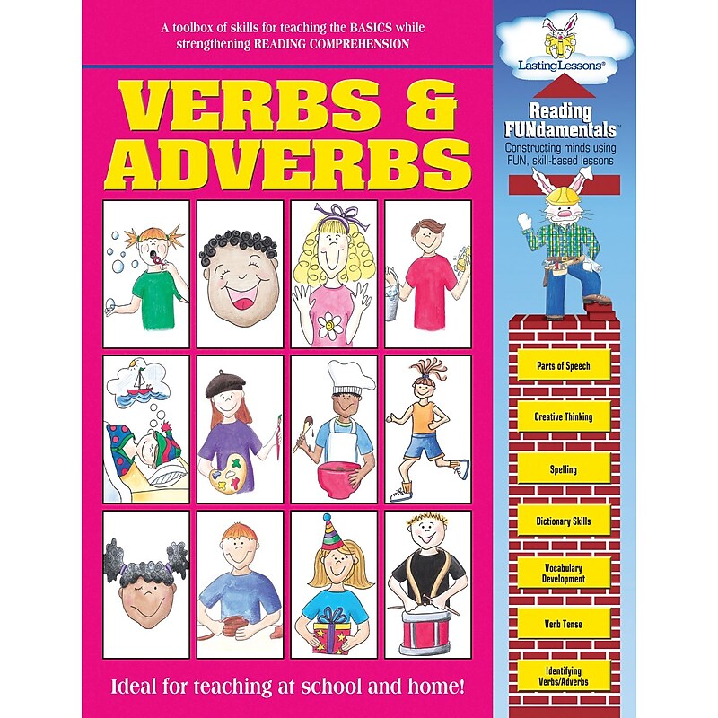 Barker Creek Verbs and Adverbs Grammar Activity Book (LL1603) image 1