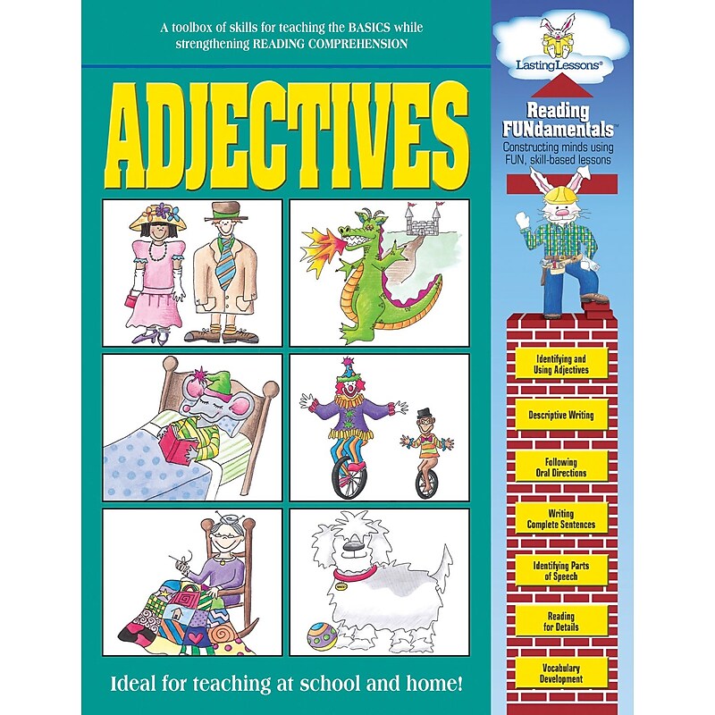 Barker Creek Adjectives Grammar Activity Book (LL1604) image 1