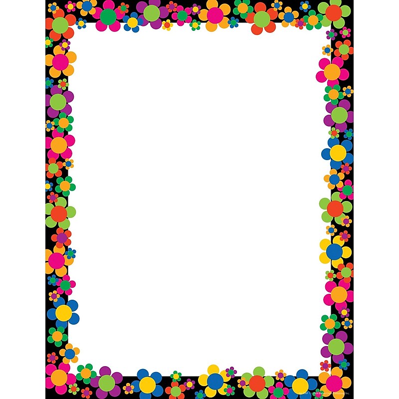 Barker Creek Neon Computer Paper, 8.5" x 11", 60 lbs., Multicolored, 50 Sheets/Pack (LL730) image 1