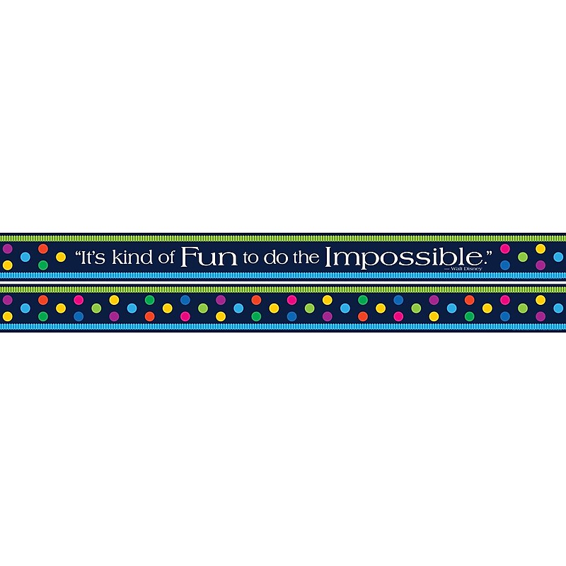 Barker Creek Double-Sided Border, 35" x 3", Italy Punti Felici, 12/Pack (LL960) image 1