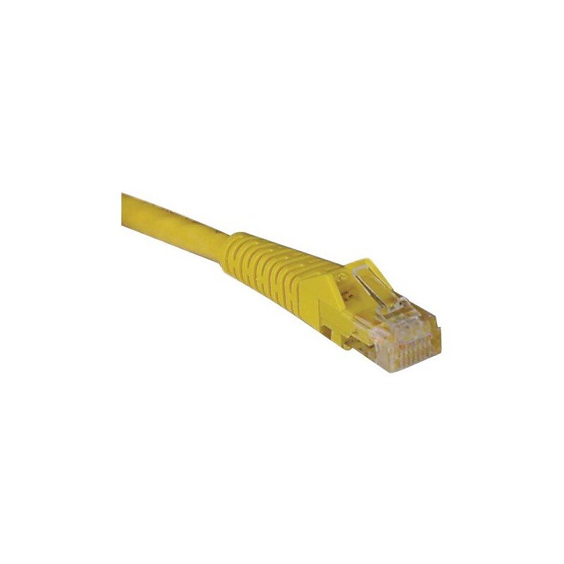 Tripp Lite 3' RJ45 to RJ45 Cable, Male to Male, Yellow (N201-003-YW) image 1