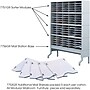 Safco E-Z Sort® 5-Compartment Mail Sorters, 11" x 12.5", Gray (7753GR)~#|#~s0622269_sc7