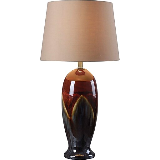 Kenroy Home Lavo Table Lamp, Ceramic Glaze Finish at Staples
