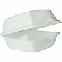 Dart® Sandwich Foam Hinged Carry-Out Containers, White, 500/Carton (60HT1) (60HT1)~#|#~s0631250_sc7
