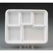 Chinet VALLEY Cafeteria Tray, Beige, 10 1/2 inch (W) x 8 1/2 inch (D) by
