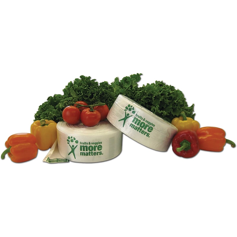 Inteplast Produce Bags, 875 Bags/Roll, 4 Rolls/Carton (PHMORE20NS) image 1