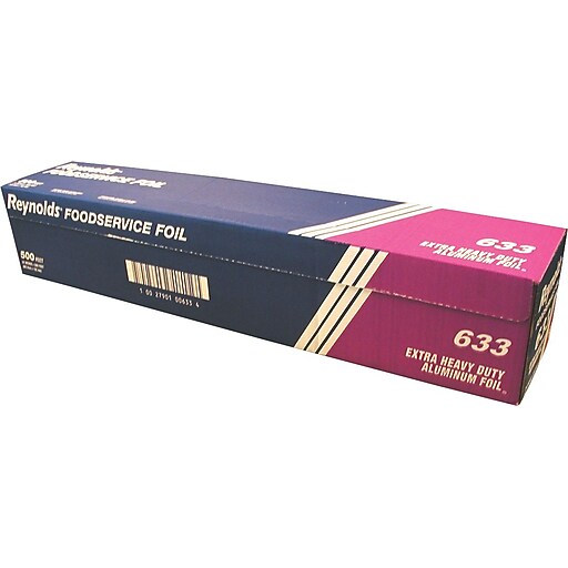 Reynolds Wrap® 632 Extra Heavy Duty Aluminum Foil, 18"(W) x 500'(L