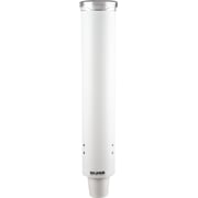San Jamar C4160WH Small Pull Type Water Cup Dispenser, White, 5 oz. by