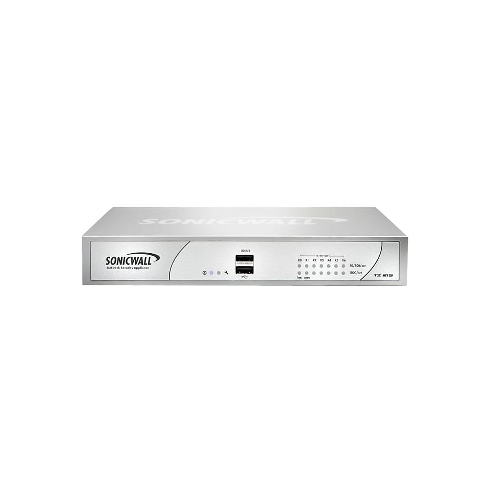 Sonicwall TZ 215 Series Network Security Appliance With 1 Year Gateway