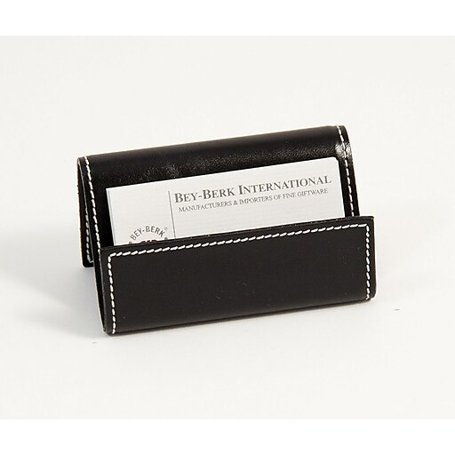 Shop Staples For Bey Berk Leather Business Card Holder Black
