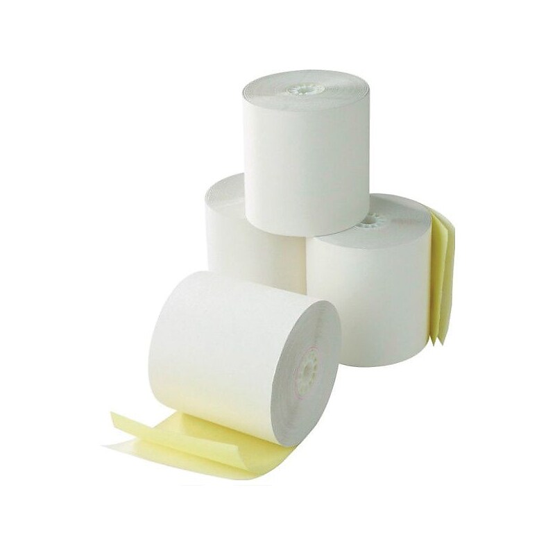 Staples Thermal Heavy-Weight POS Paper Rolls, 1-Ply, 4" x 80', 36/Carton (3554) image 1