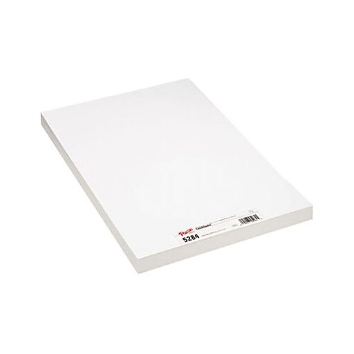 Pacon 125lb. Tagboard, 12x18", White Staples