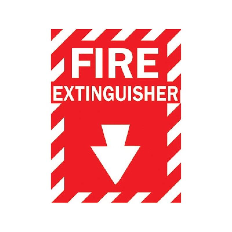 Brady Fire Extinguisher Sign (262-86091) image 1