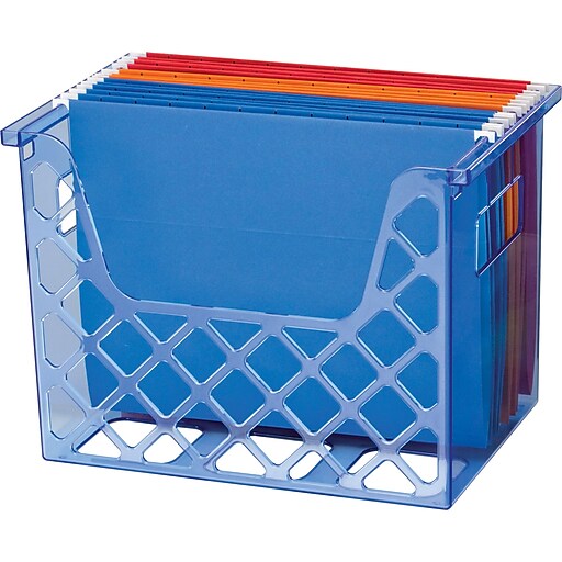 Officemate® Blue Glacier Desktop File Organizer Staples