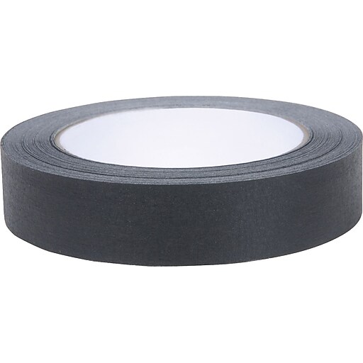 Shurtape Colored Masking Tape, .94" x 60 yards, Black Staples