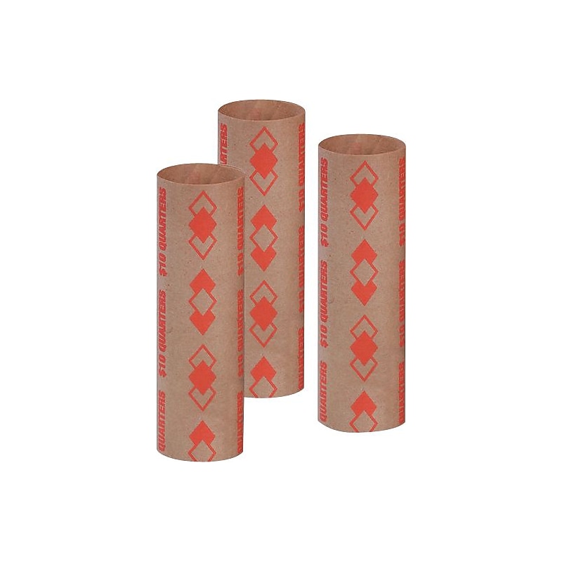 Securit Shotgun Shell Wrapper, Brown/Orange, 1000/Box (65072) image 1