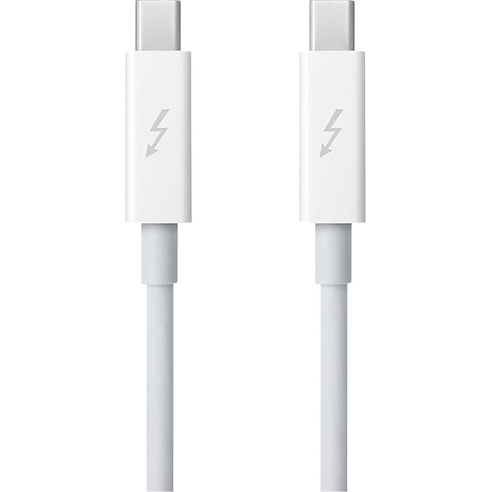 Apple 1.6' Thunderbolt Power Cable, White (MD862LL/A) | Staples