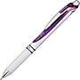 Pentel EnerGel Pearl Deluxe RTX Retractable Liquid Gel Pen, Medium Point, Purple Ink, Dozen (BL77PW-V)~#|#~s0640845_sc7
