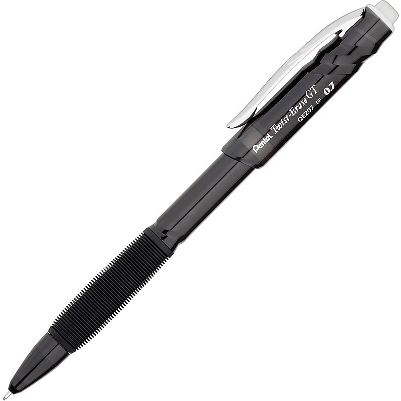 Pentel Twist Erase GT Mechanical Pencil, 0.7mm, #2 Medium Lead, Dozen (QE207A) image 1