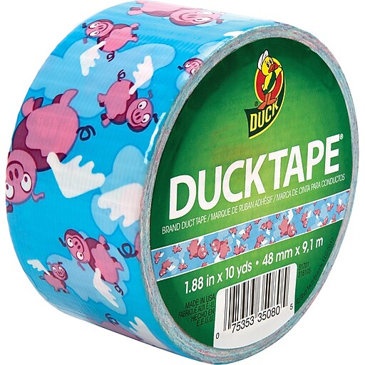 Duck Tape Brand Duct Tape, Flying Pigs, 1.88"x 10 Yards at Staples