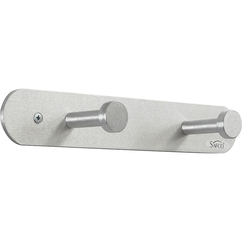 Safco Nail Head Coat Hook, Satin Aluminum, Each (SAF4200) image 1