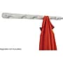 Safco Nail Head Coat Hook, 6 Hook, Satin Aluminum, Each  (4202)~#|#~s0643198_sc7