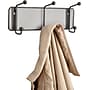 Safco Onyx Mesh Wall Rack, 3 Hook, 5 1/2"H x 14 3/4"W x 3"D, Black (6402BL)~#|#~s0643281_sc7