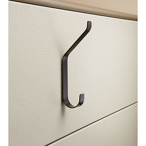Safco Coat Hook, Black (6410BL) Staples